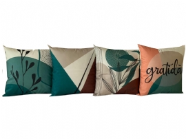 ALMOFADAS CHEIA   DECORATIVO   LINDA FLOR