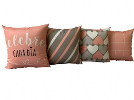ALMOFADAS CHEIA   DECORATIVO   LINDA FLOR