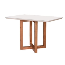 MESA DE JANTAR TAMPO DE VIDRO   RDECOR