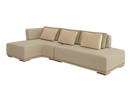 SOFA COMMANDER ORGANICO COM CHAISE DAKAZA
