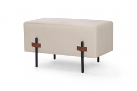 PUFF DECORATIVO DURHAN LINHO