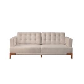 SOFA CAIMAN LIVING DAKAZA TECIDO LINHO