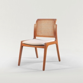 CADEIRA PIETRA COM RATTAN ABERTO   TRADICAO