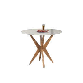 MESA GOURMET PANDORA EX DECOR   TAMPO DE VIDRO