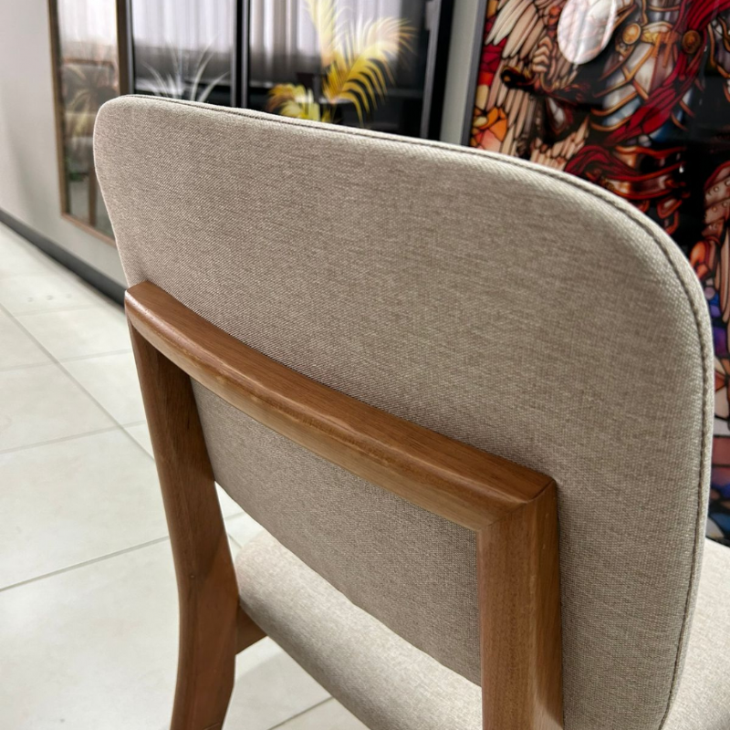 Cadeira Zoe Estofada - Luka Decor 