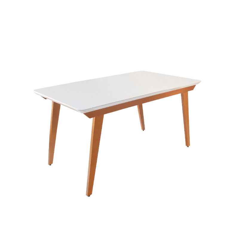 Mesa Amsterd com quatro cadeiras Jade + Aparador Moscou