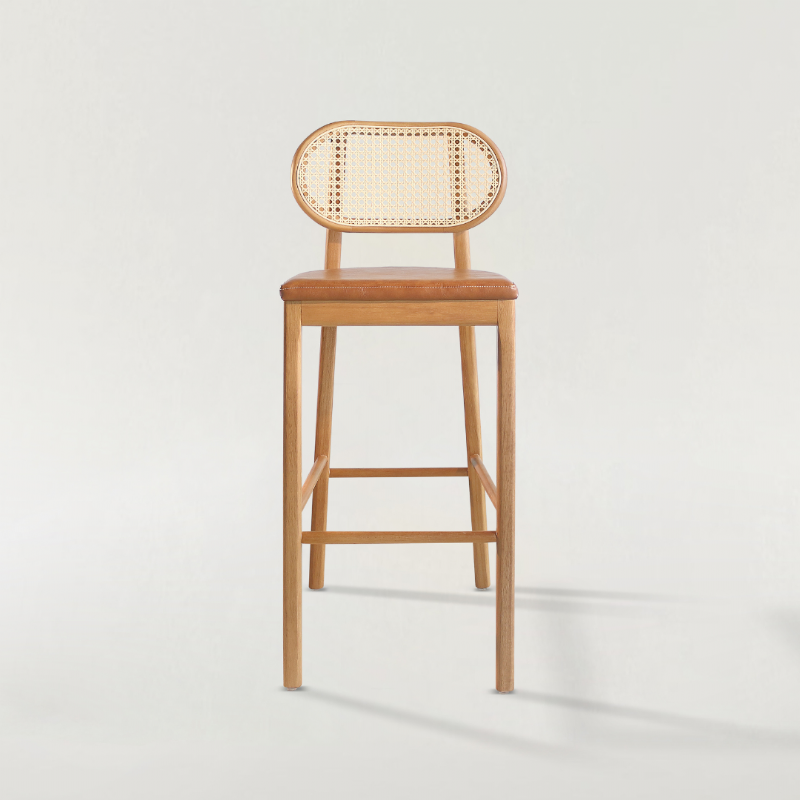 Banqueta Delta Rattan sextavada Tradio