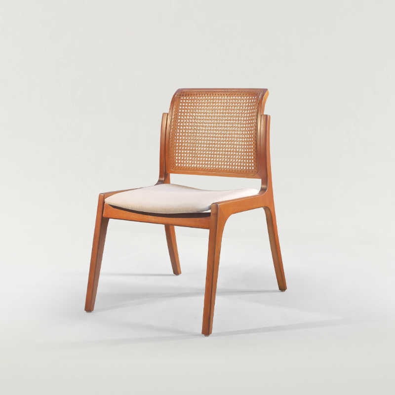 Cadeira Pietra com Rattan Aberto - Tradio