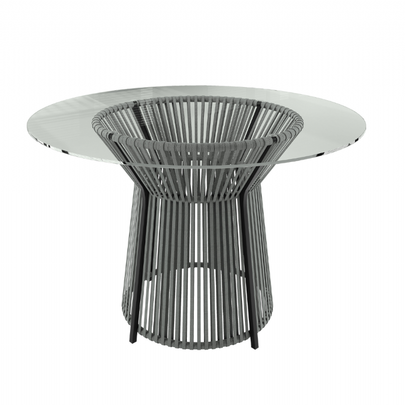 Mesa Valncia Tampo de vidro