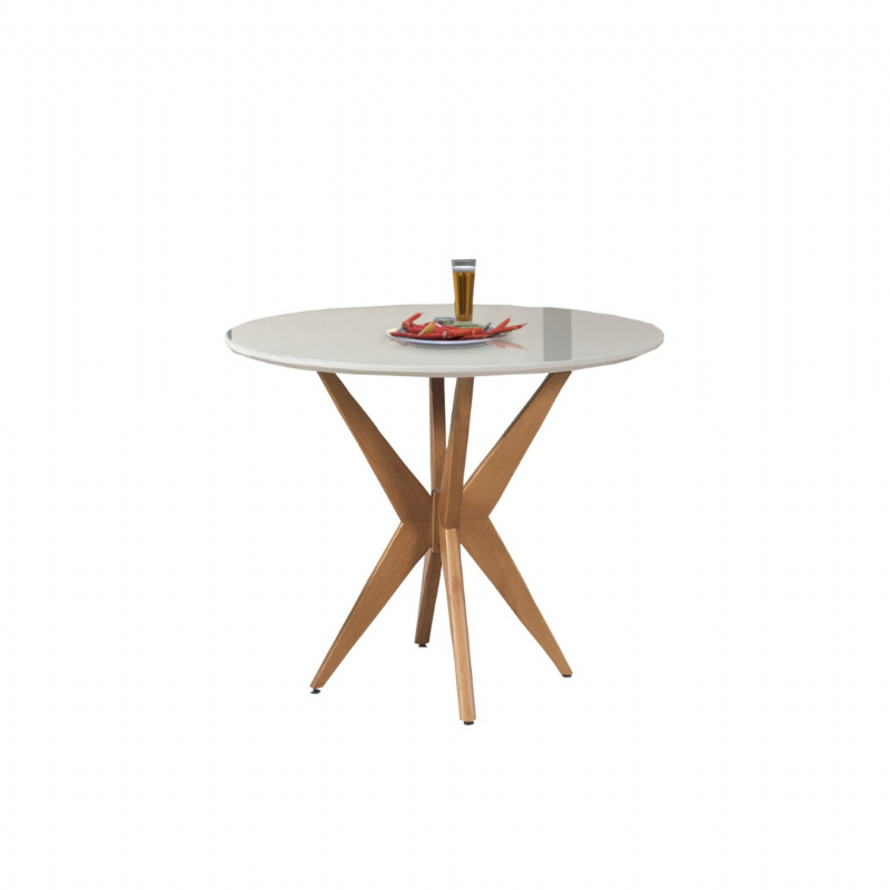 Mesa Gourmet Pandora Ex Decor - Tampo de vidro