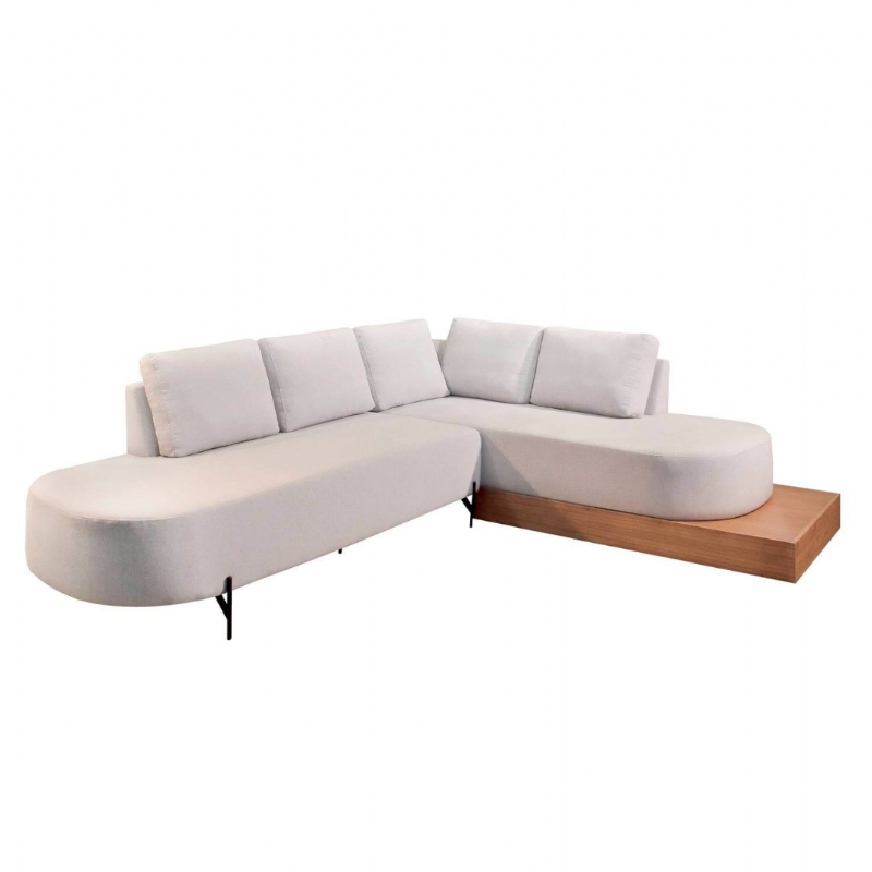 Conjunto Beetle de canto base madeira - Dakaza