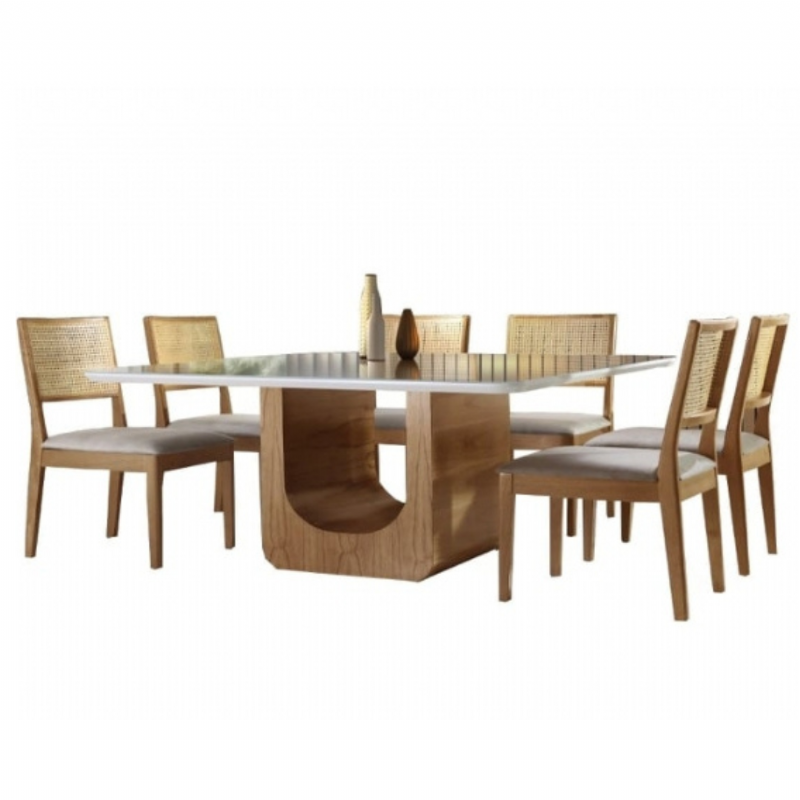 Sala De Jantar Com Seis Cadeiras - Mattos e Lopes